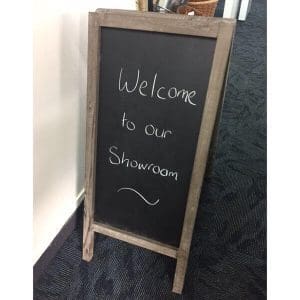 Wooden Double-Sided Blackboard